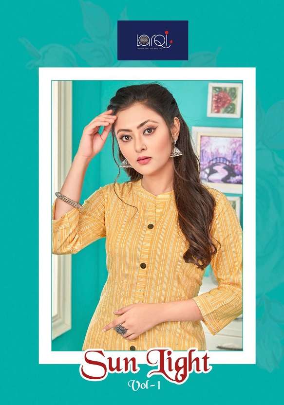 Larqi Sun Light Vol-1 series 1001-1004 pure cotton kurti 