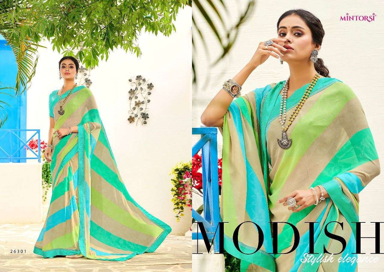 MINTORSI KRIYANSA DESIGNER WEIGHTLESS SAREE 