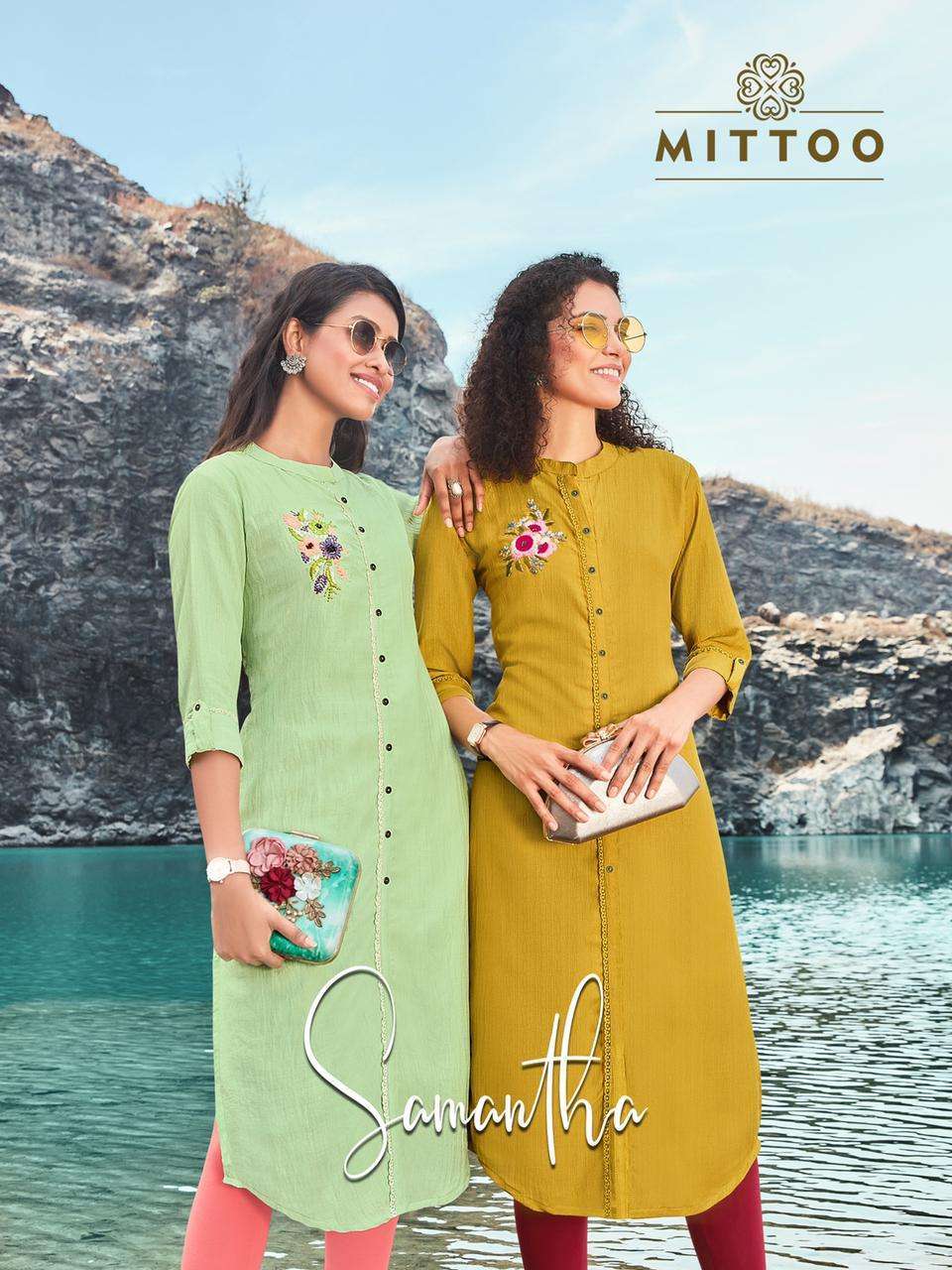 mittoo samantha series 8001-8006 poly viscose kurti 