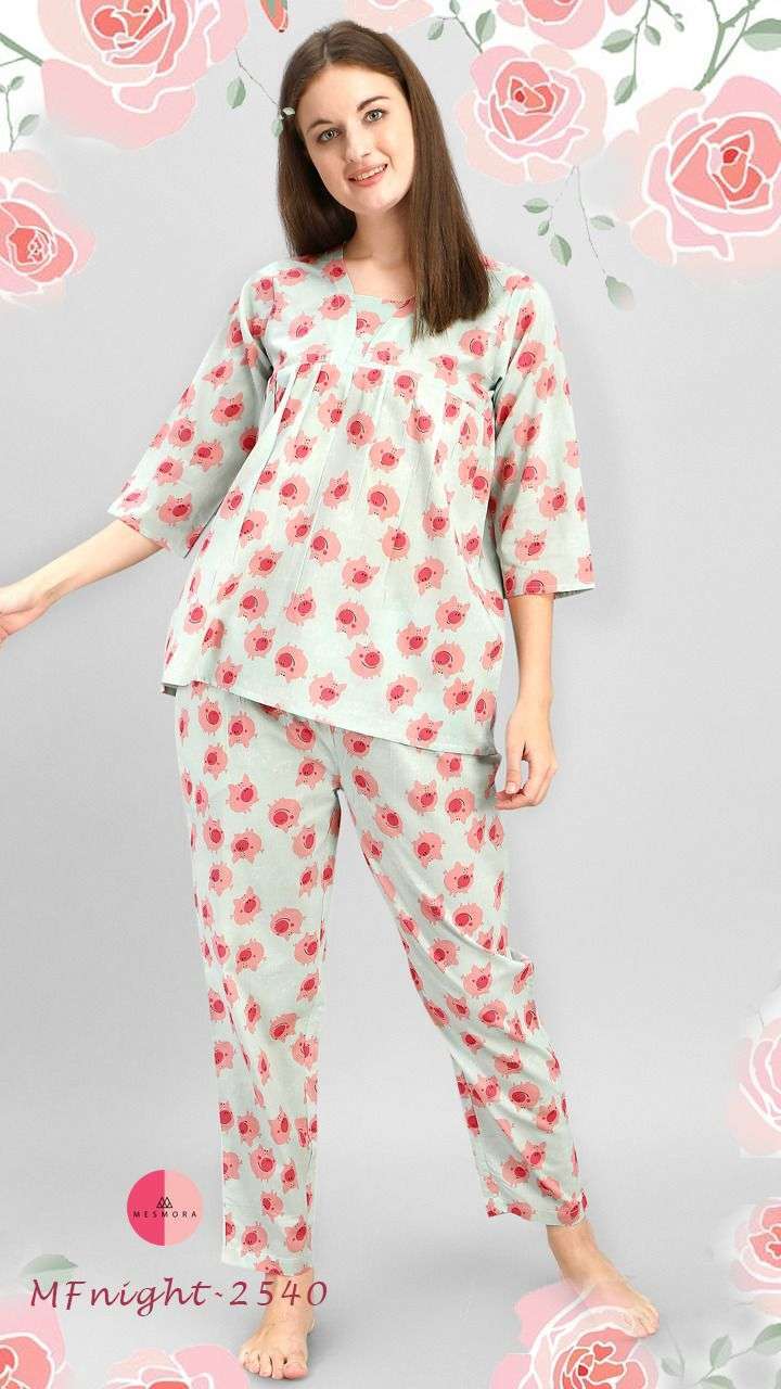 NIGHT WEAR SERIES DESIGNER KHADI NIGHT SUITS 