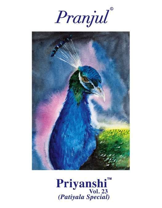 Pranjul Preksha Vol 23 series 2301-2340 pure cotton Readymade Suit