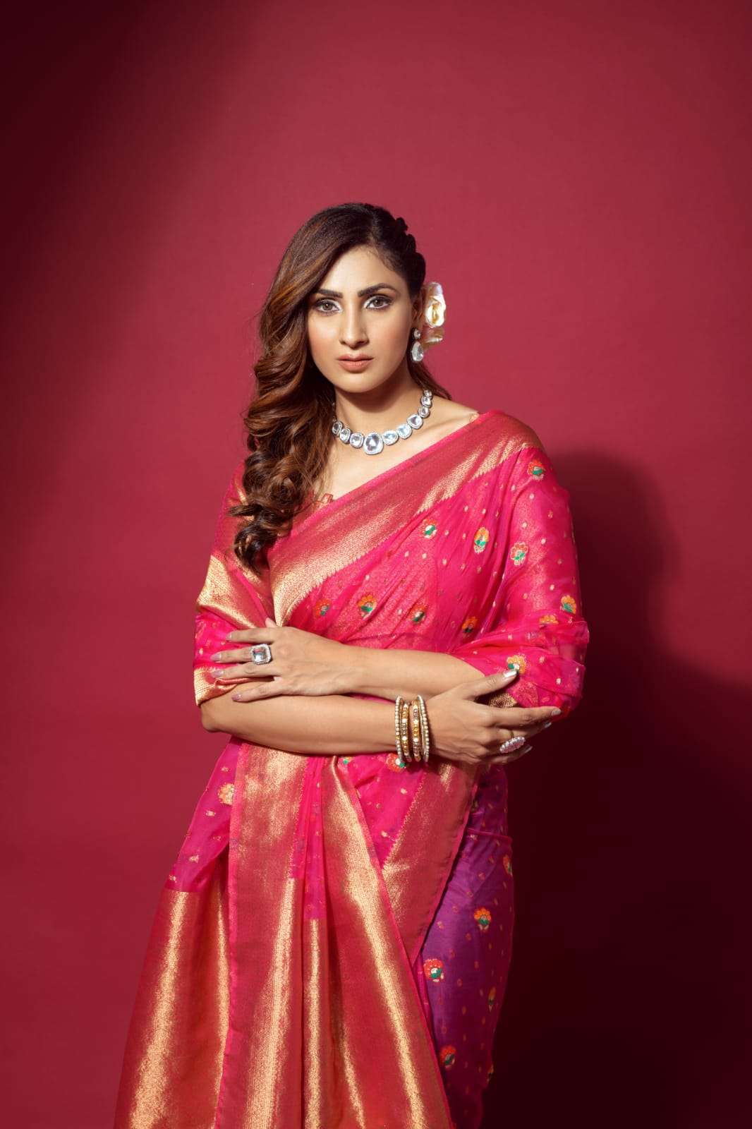 Rajpath amuly series 25001-25006 soft organza silk saree