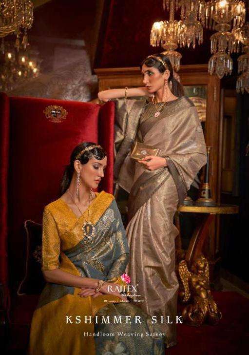 rajtex kshimmer silk series 226001-226006 handloom weaving saree