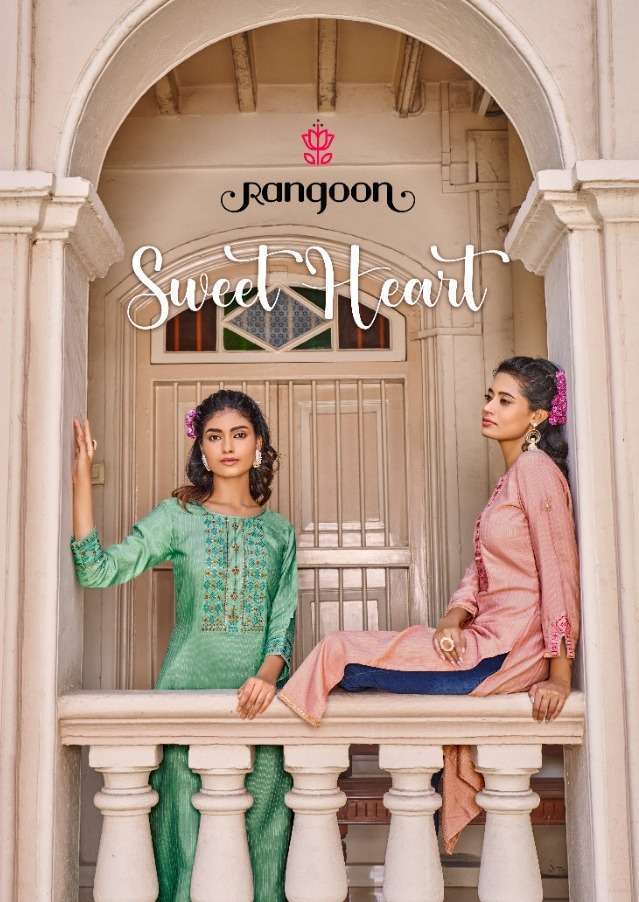 rangoon sweet heart series 3761-3766 cotton lining kurti 
