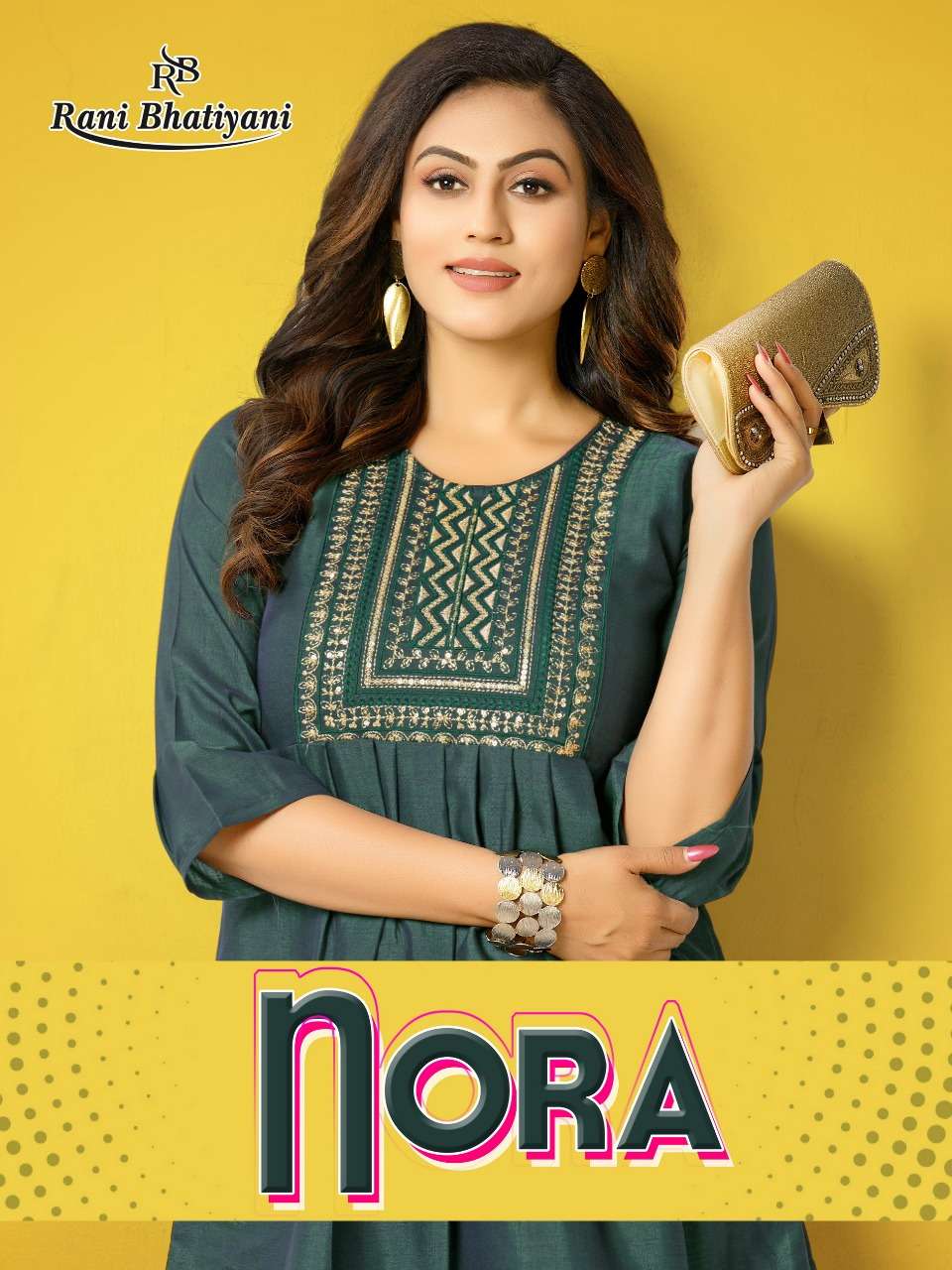 rani bhatiyani nora vol 1 series 101-106 14 kg rayon short kurti 