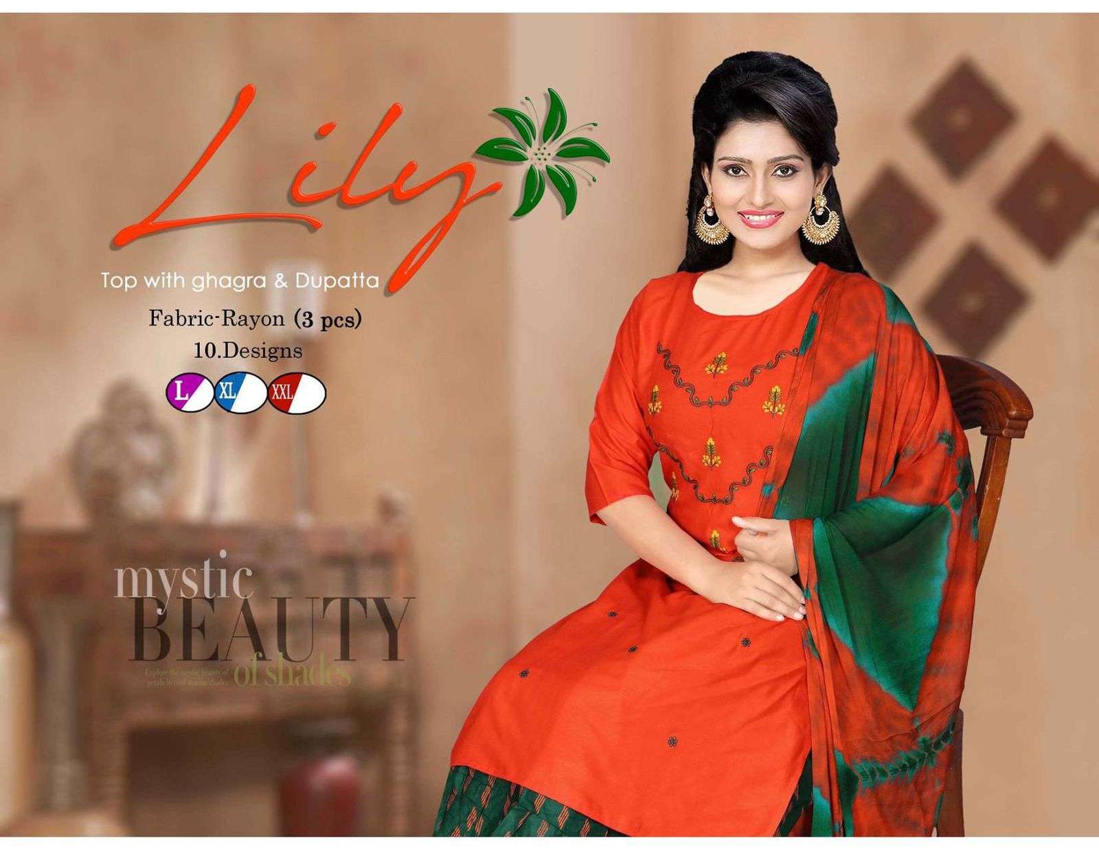riyaa lily series 01-10 reyon chinon gharara readymade suit