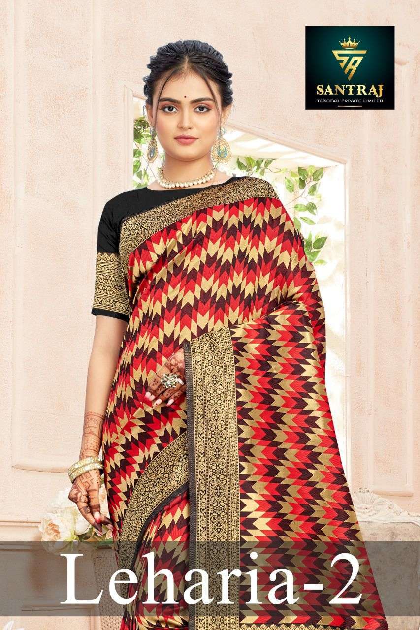 santraj tex fab lehariya vol 2 series 2001-2006 banarasi silk saree