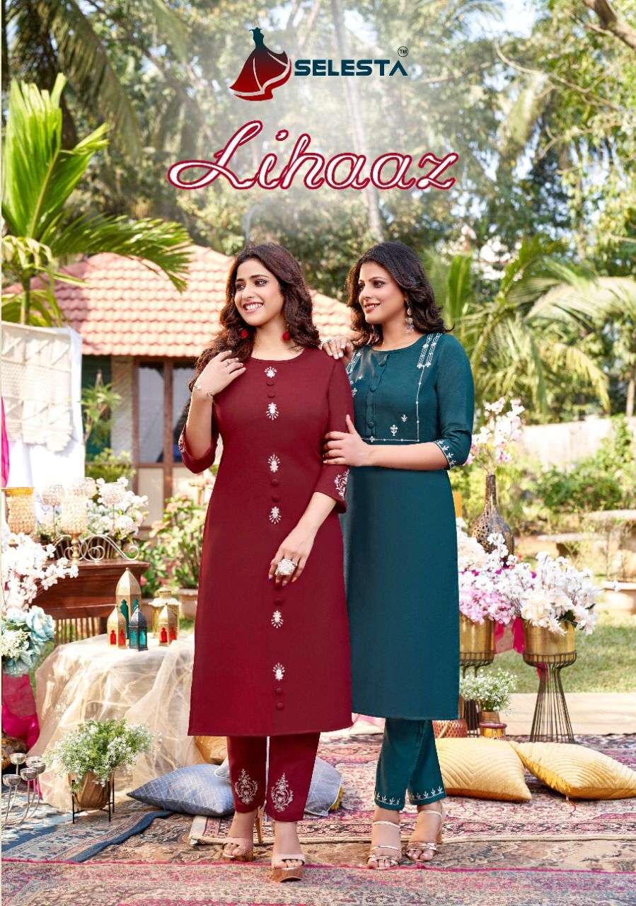 selesta lihaaz series 1001-1005 metro cotton kurti