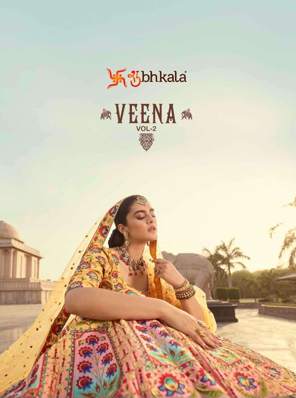 SHUBHKALA VEENA VOL 2 DESIGNER ART SILK LEHENGA 