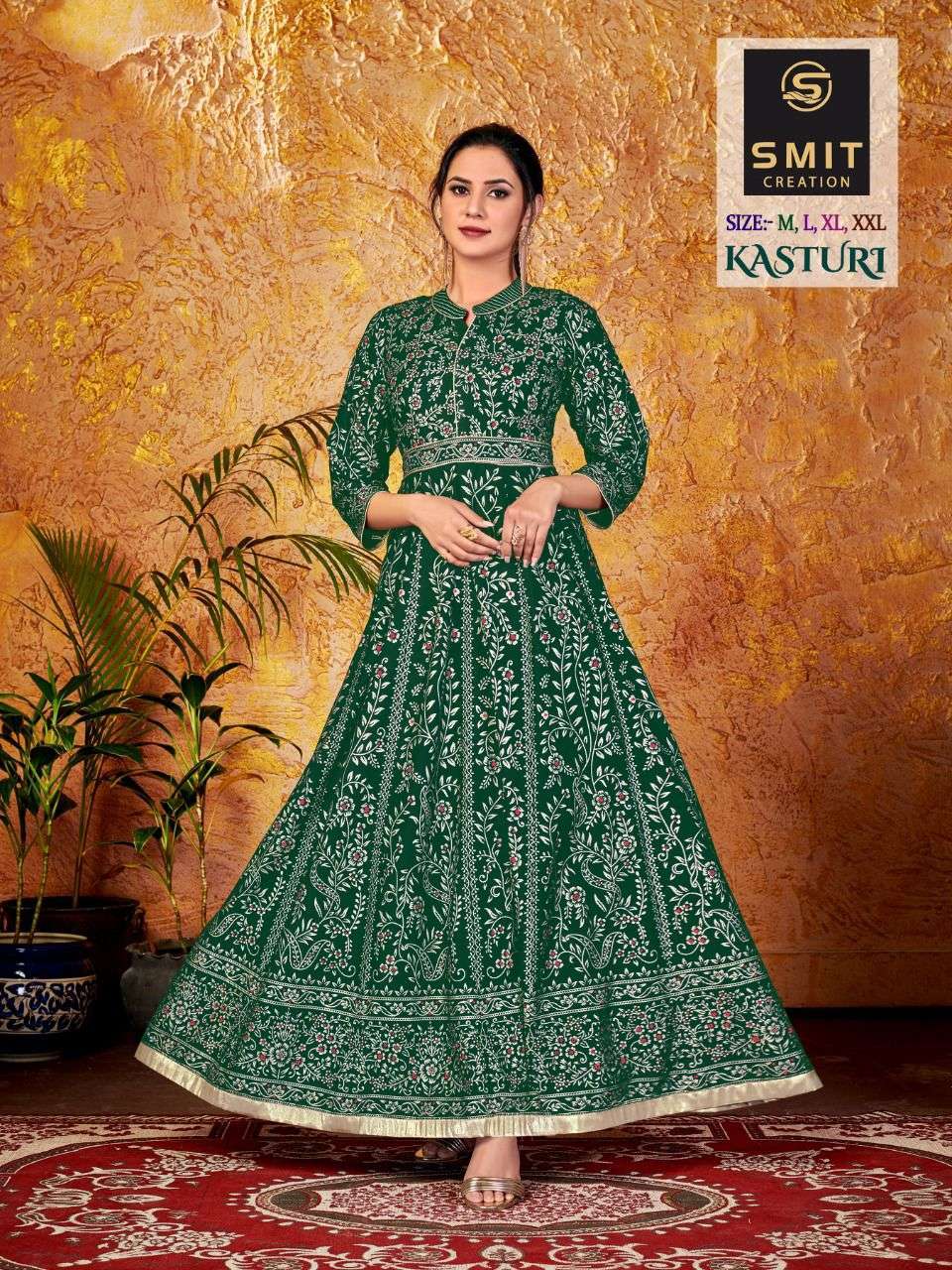 smit creation kasturi 17 kg pure rayon kurti