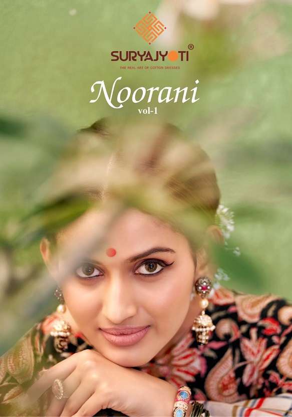 Suryajyoti Noorani Vol-1 series 1001-1010 pure cambric cotton suit 