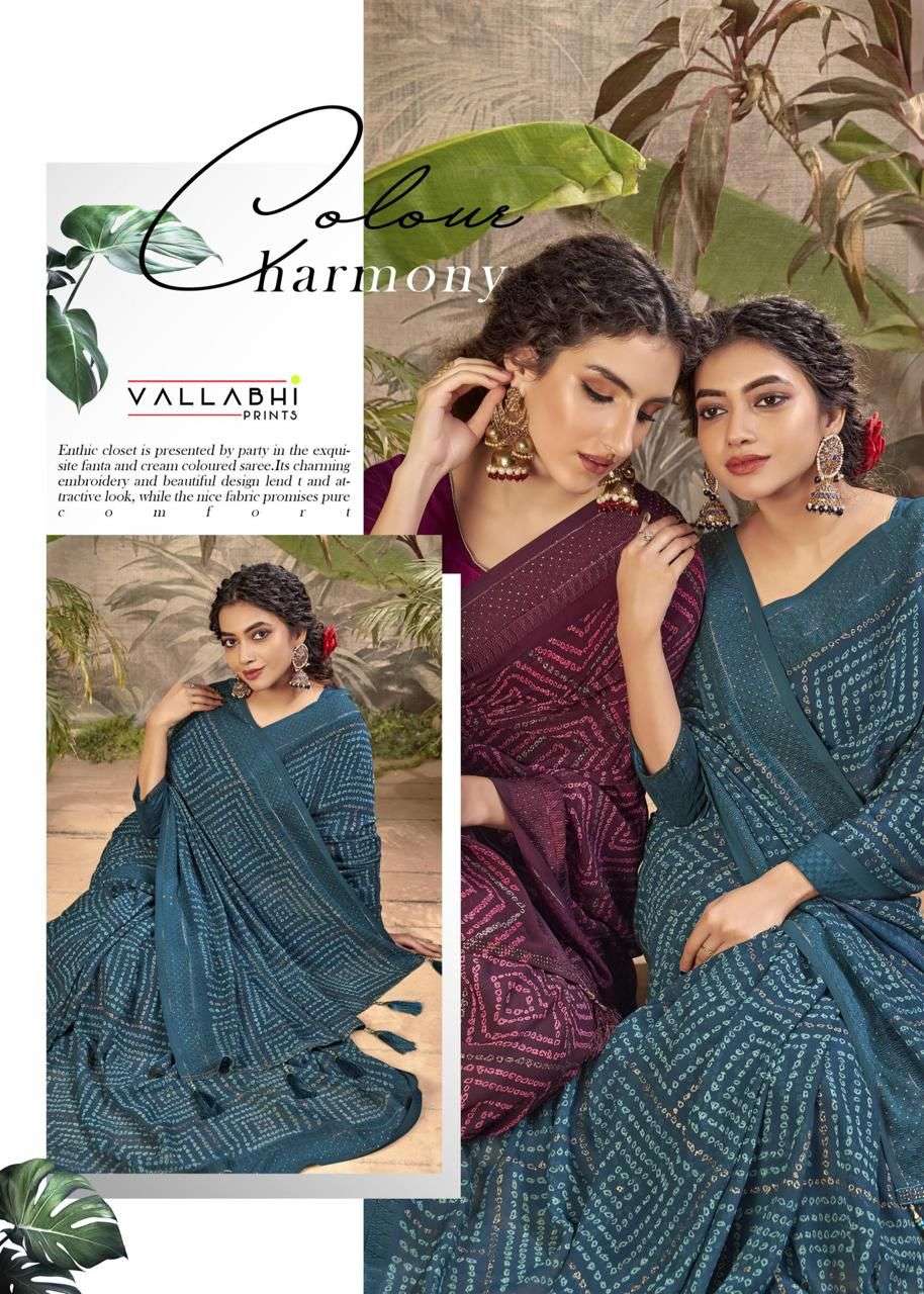 VALLABHI DISHU DESIGNER GEORGETTE SUIT 