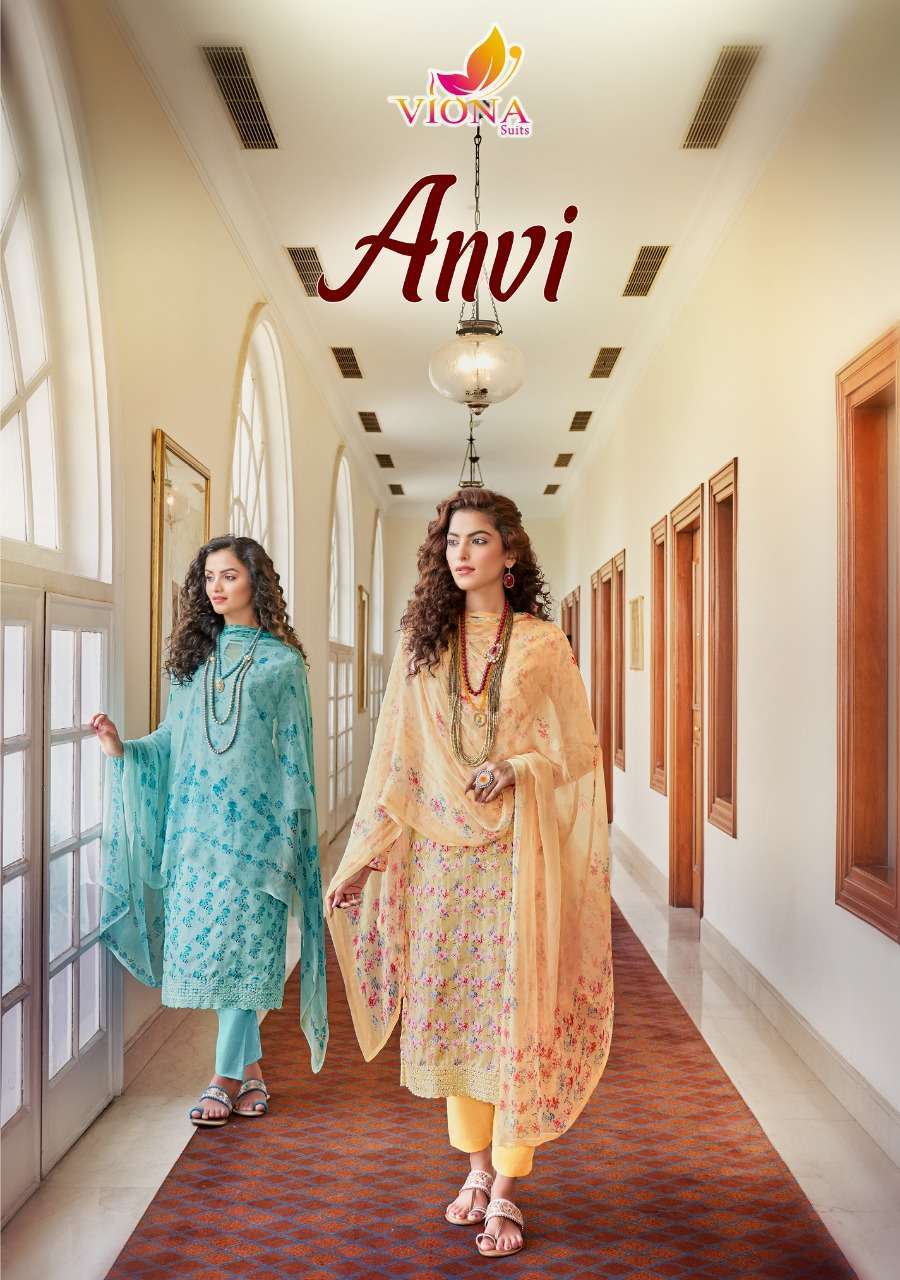viona anvi series 1001-1008 pure superior cotton suit