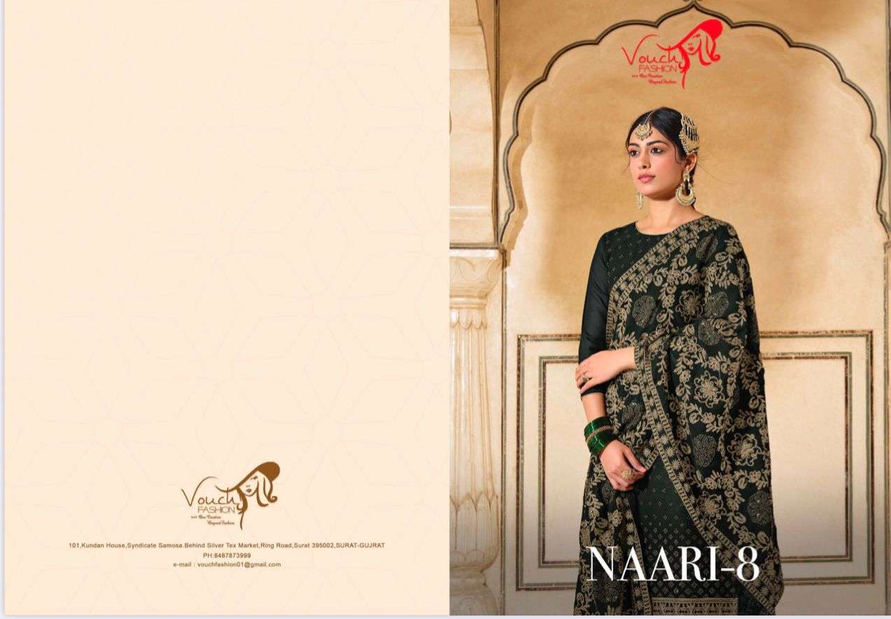 VOUCH NAARI VOL-8 DESIGNER GEORGETTE SUIT 