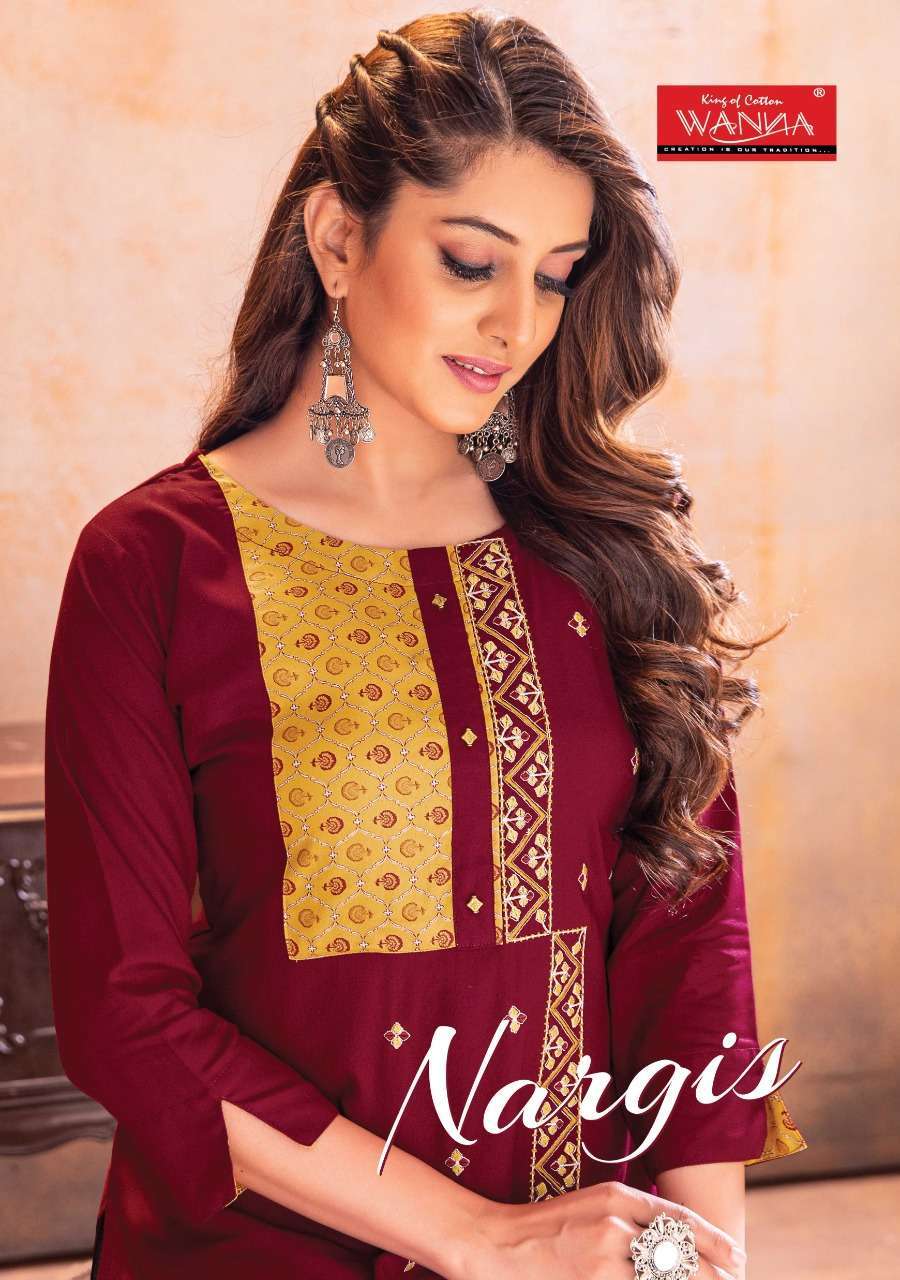 wanna nargis series 101-106 rayon short top 