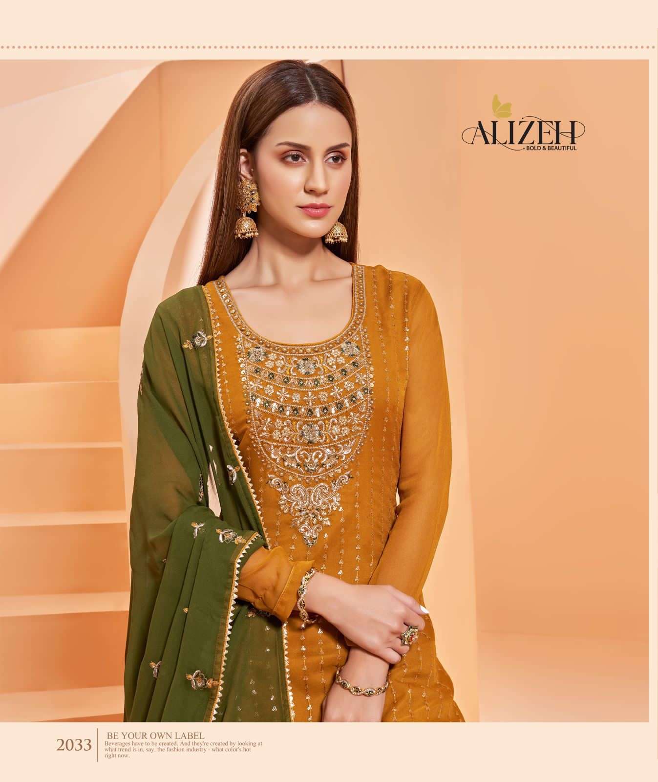 ALIZEH OFFICIAL ZAIDA VOL 8 DESIGNER PURE GEORGETTE SUIT 