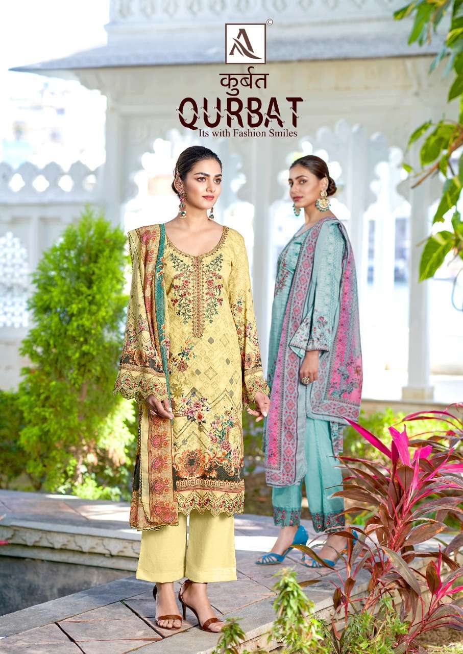 alok qurbat series 896001-896008 jam cotton suit