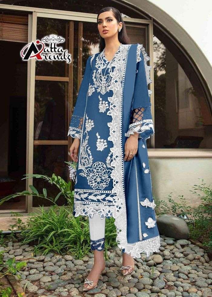 atta trendz 2712 pure georgette readymade suit