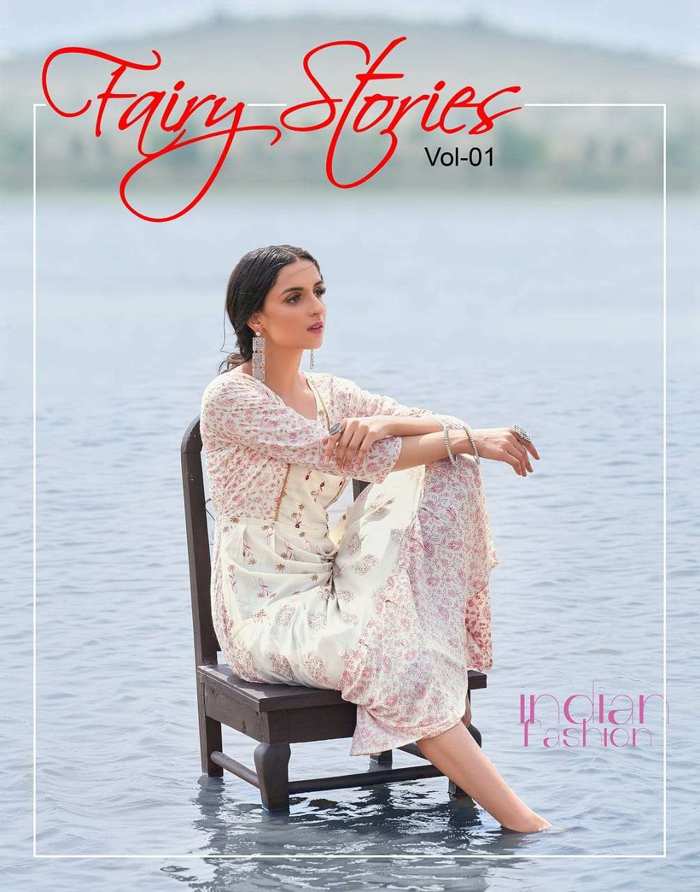 banwery fairy stories vol 1 series 1001-1008 14 kg rayon kurti 