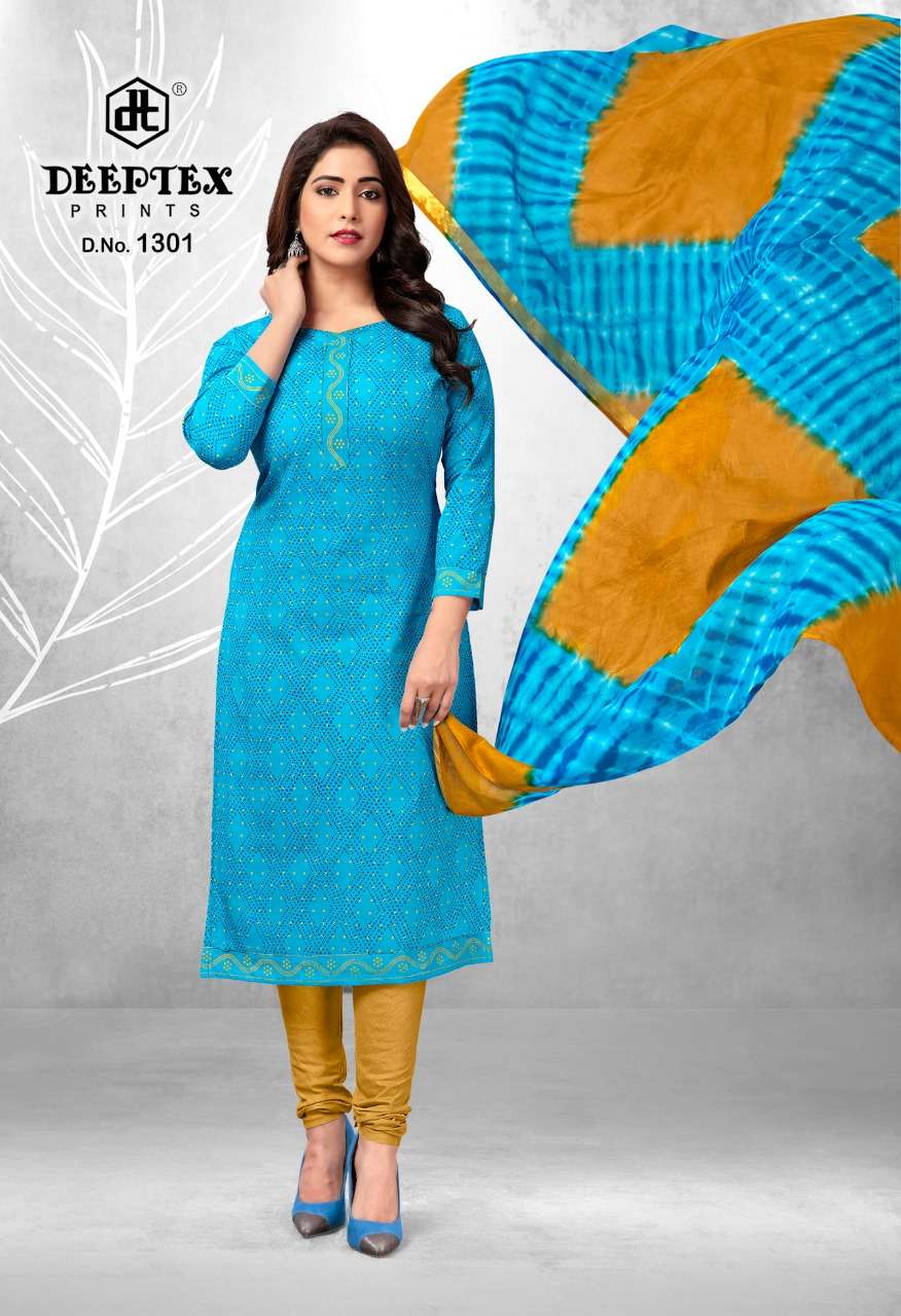Deeptex Tradition Vol-13 series 1301-1310 pure cotton suit 