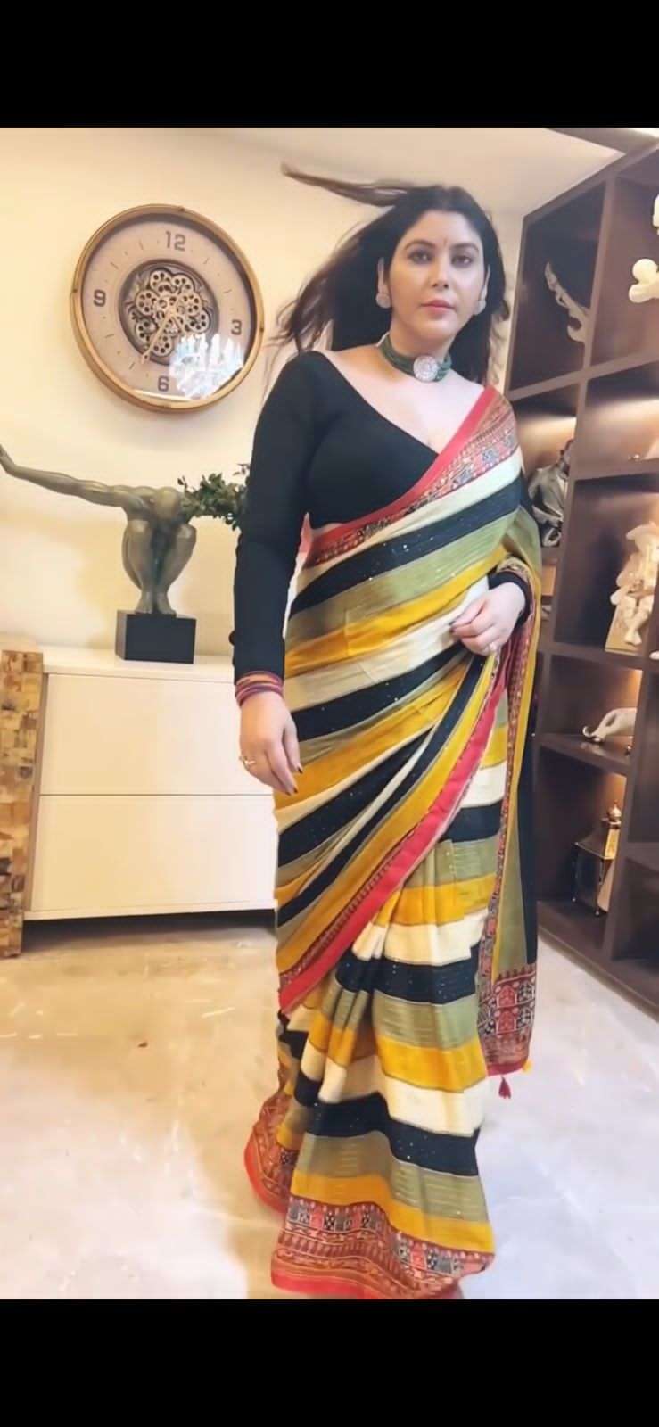 df 3267 design lahriya pattern with sequence work sarees