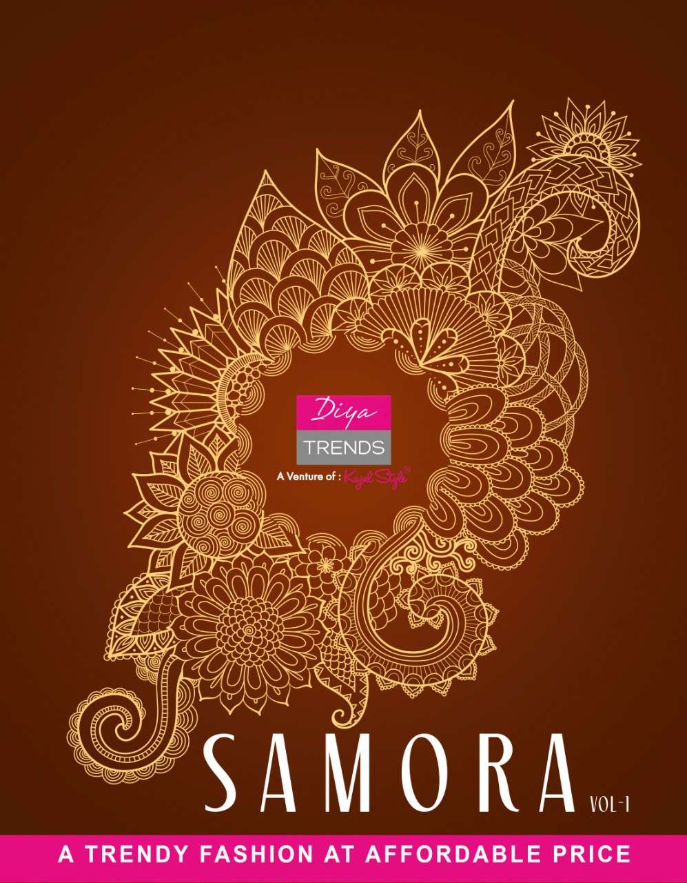 diya trends fashion samora vol 1 series 1001-1010 chanderi kurti 