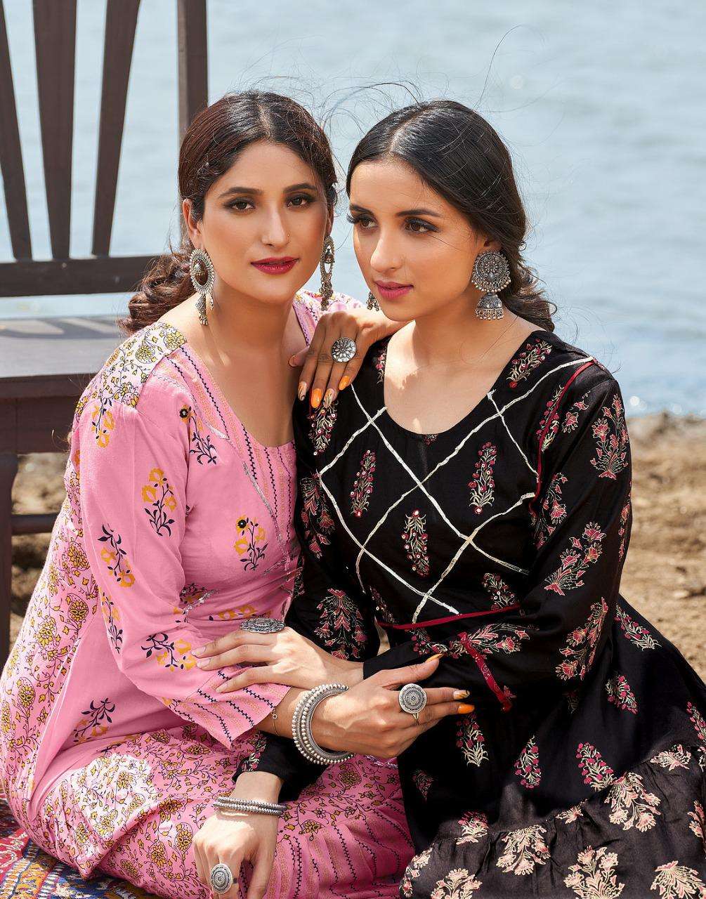 FAIRY STORY VOL 1 DESIGNER 14 KG RAYON KURTI 