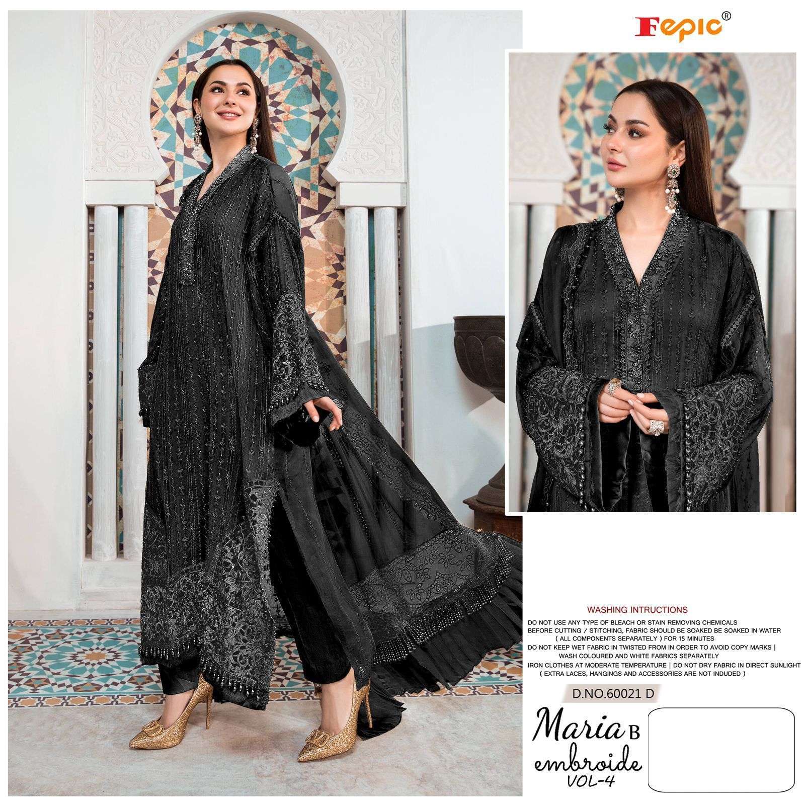 FEPIC ROSEMEEN 60021 DESIGNER GEORGETTE SUIT 