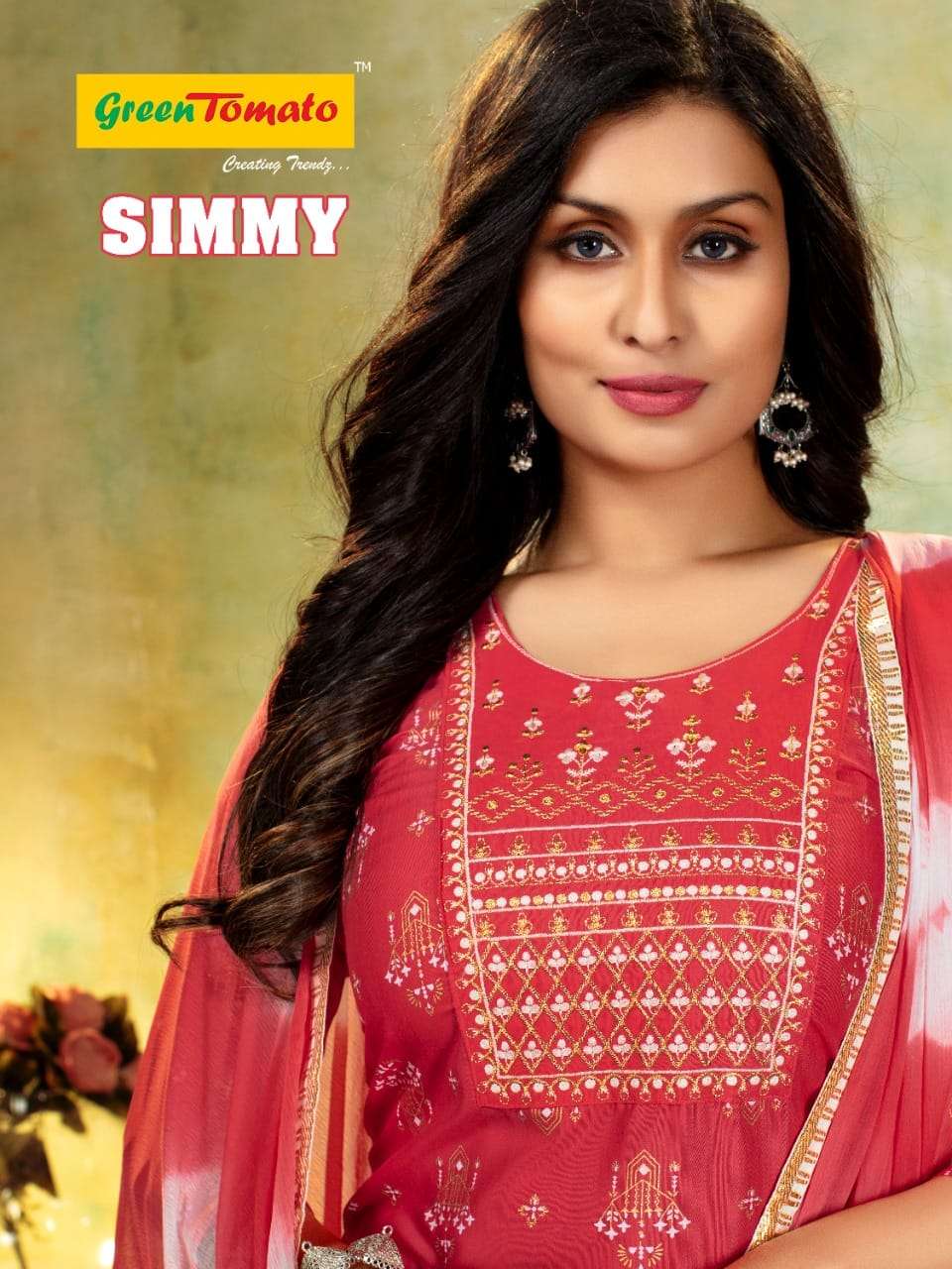 green tomato simmy series 001-006 cotton readymade suit 