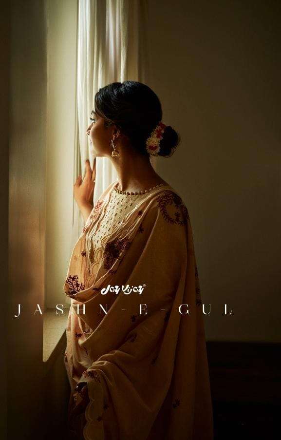 jay vijay jashne e gul series 7021-7030 pure cotton suit 