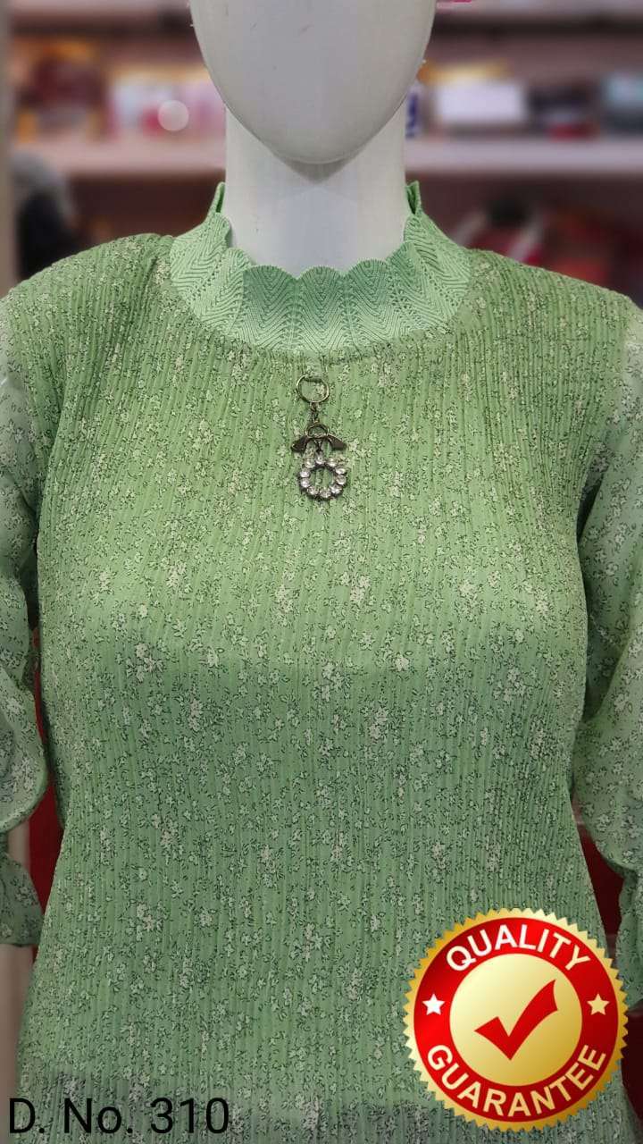 k4u 310 design western look georgette tops design