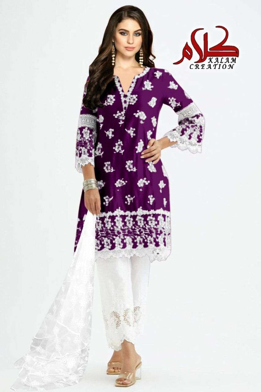 kalam 1103 faux georgette readymade suit 