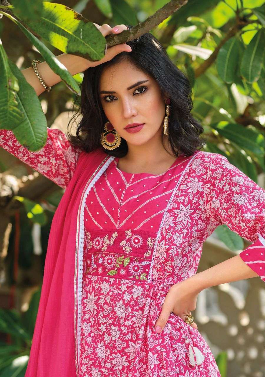 Kalki fashion gulabo series 35001-35008 pure cotton suit