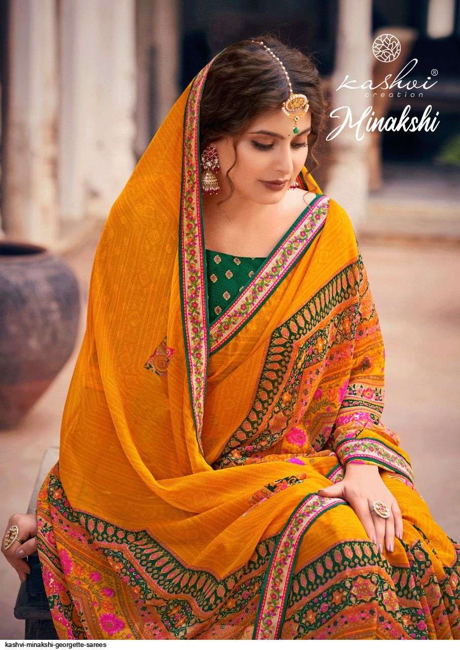 kashvi creation minakshi series 1931-1940 georgette saree