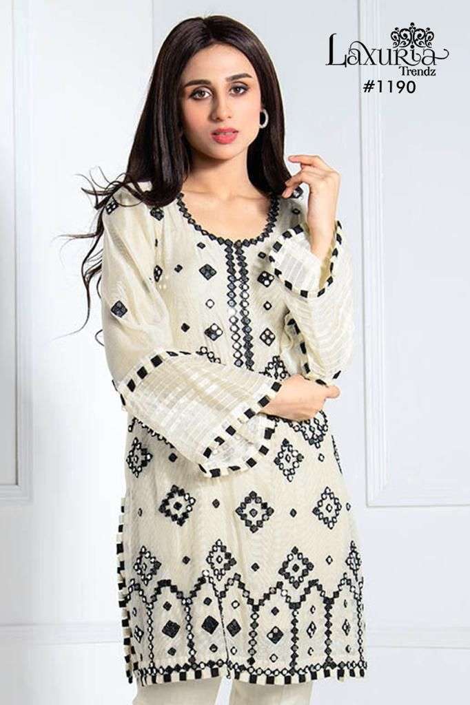 LAXURIA TRENDZ 1190 DESIGNER FAUX GEORGETTE SUIT 
