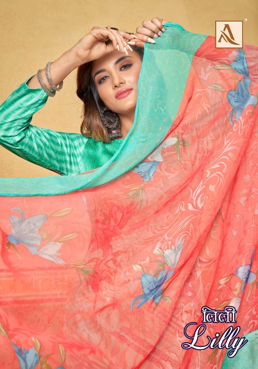 lilly by alok jam cotton printed dress materials