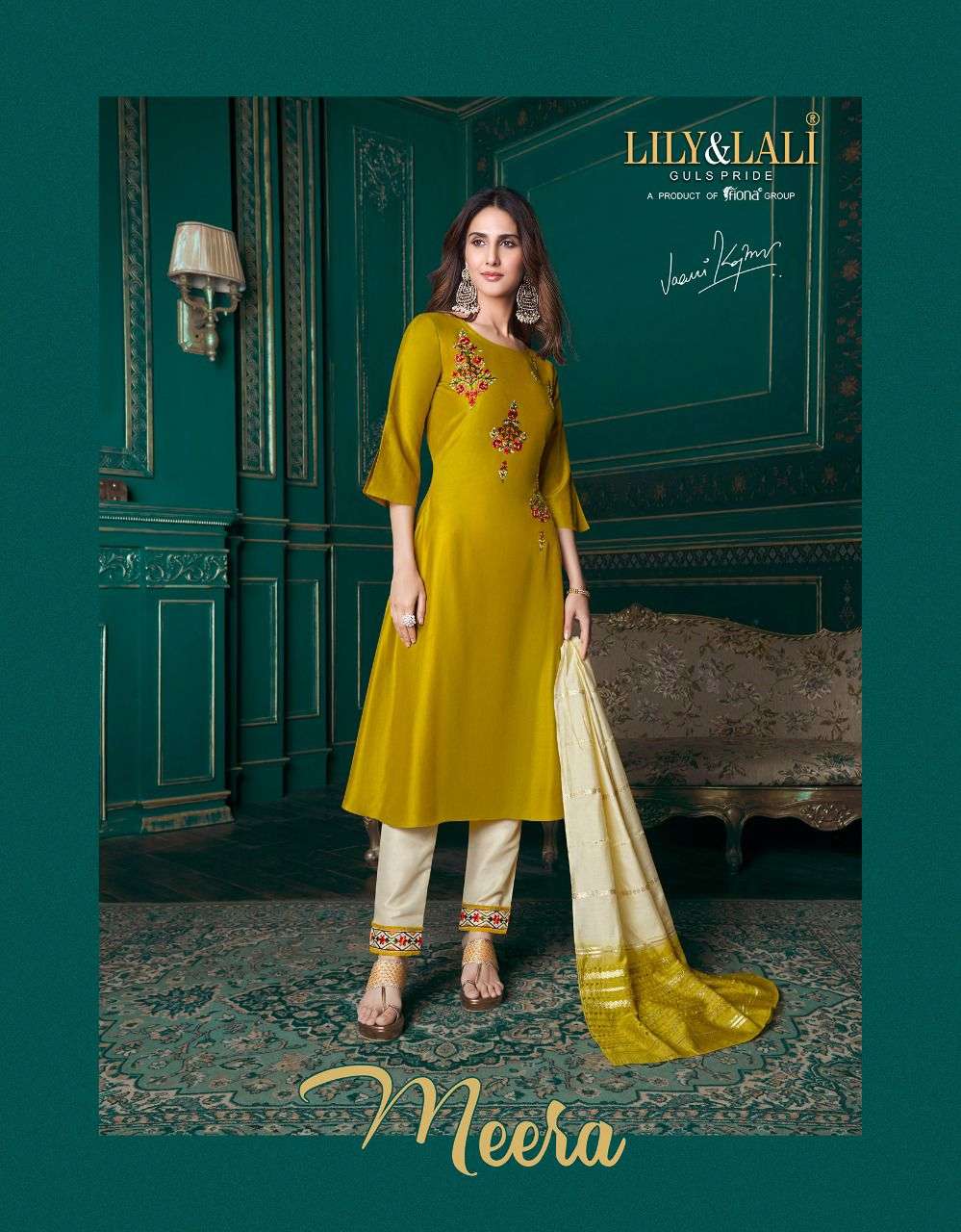 lily & lali meera series 8031-8038 pure muslin readymade suit 