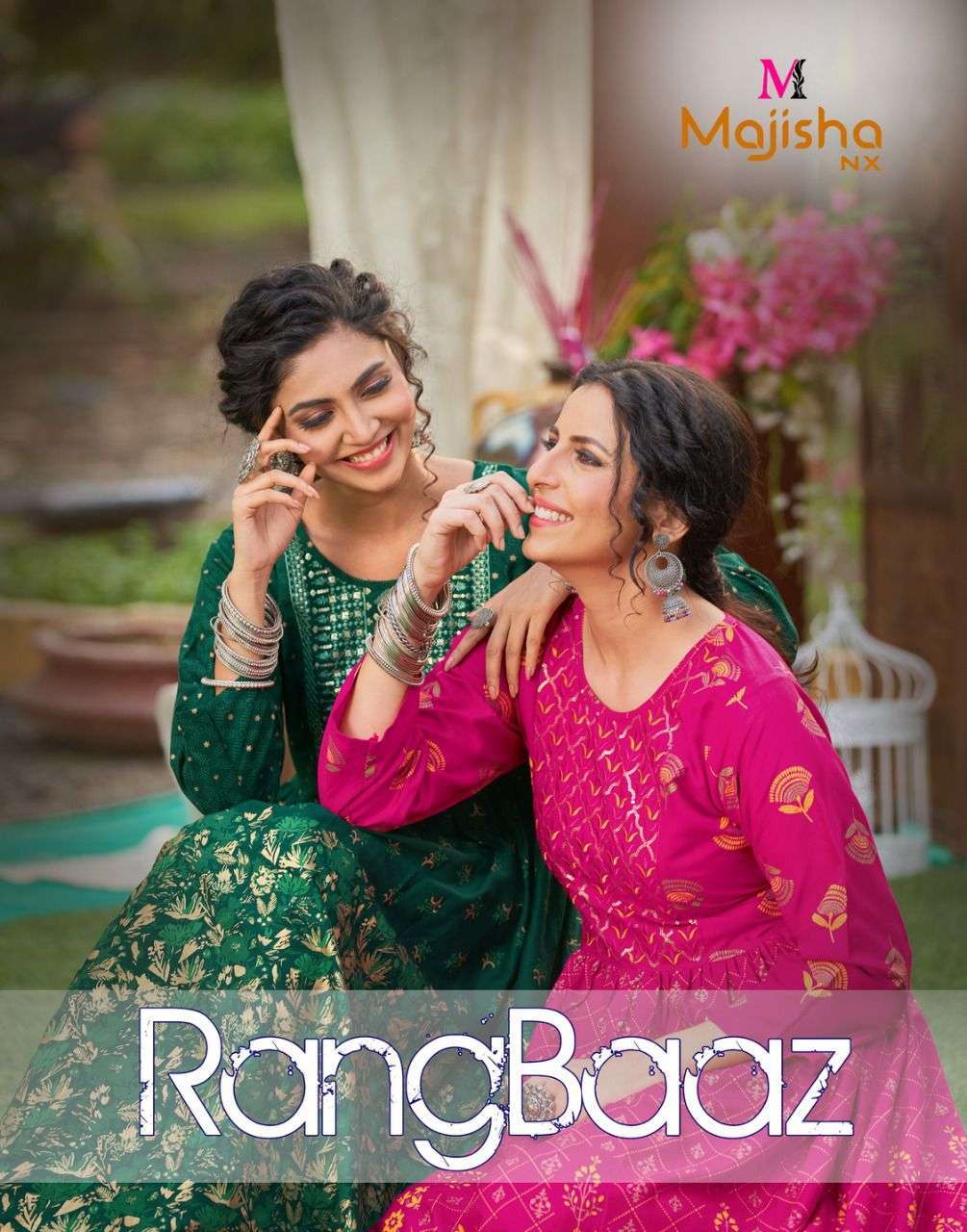 majisha nx rangbaaz vol 1 series 1001-1008 rayon kurti
