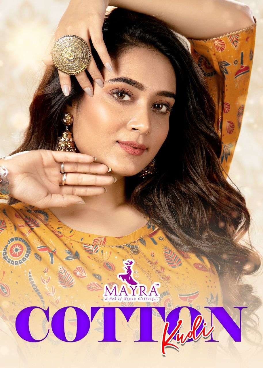 mayra cotton kudi series 61001-61006 pure cambric kurti 