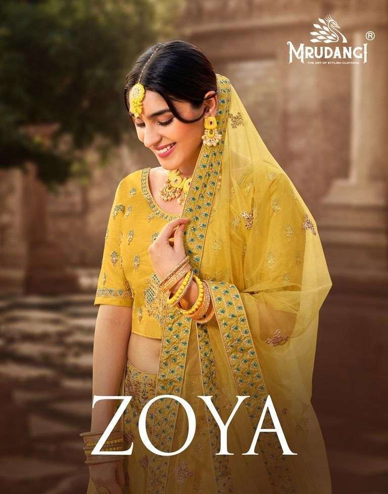 mrudangi zoya series 1012-1017 georgette with inner lehenga 