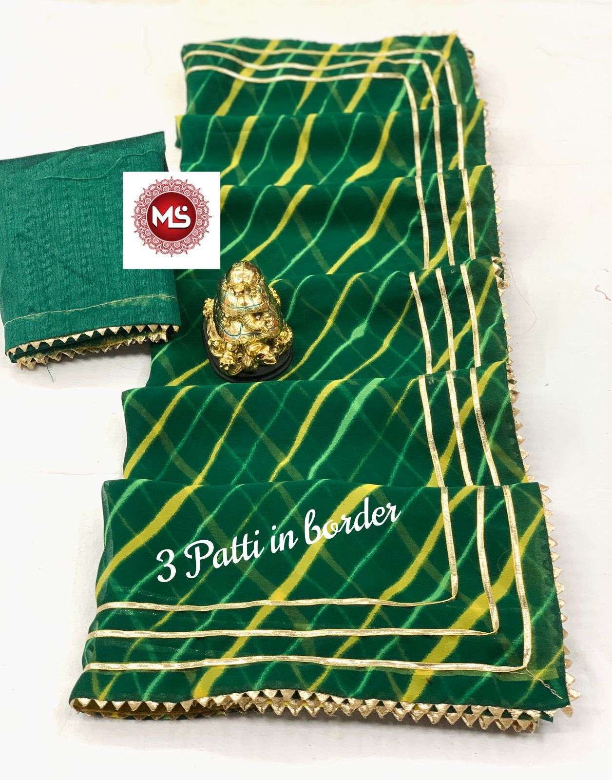 MS BRAND LEHRIYA DESIGNER GEORGETTE SAREE 