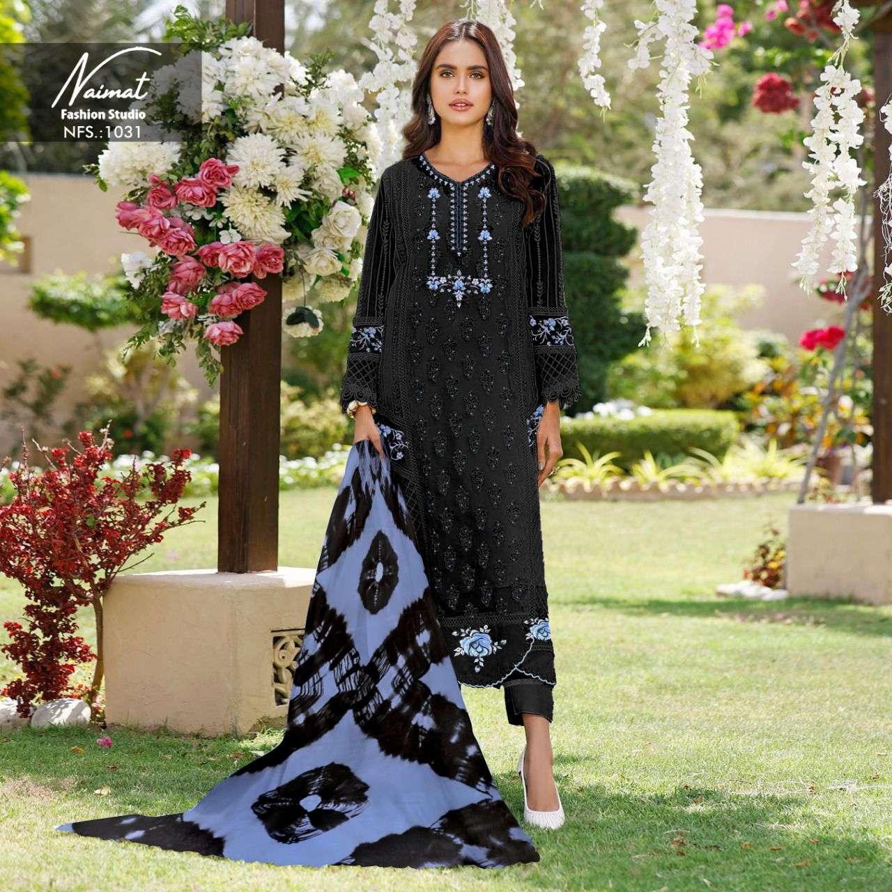 NAIMAT FASHION STUDIO NFS-1031 DESIGNER PURE GEORGETTE SUIT 