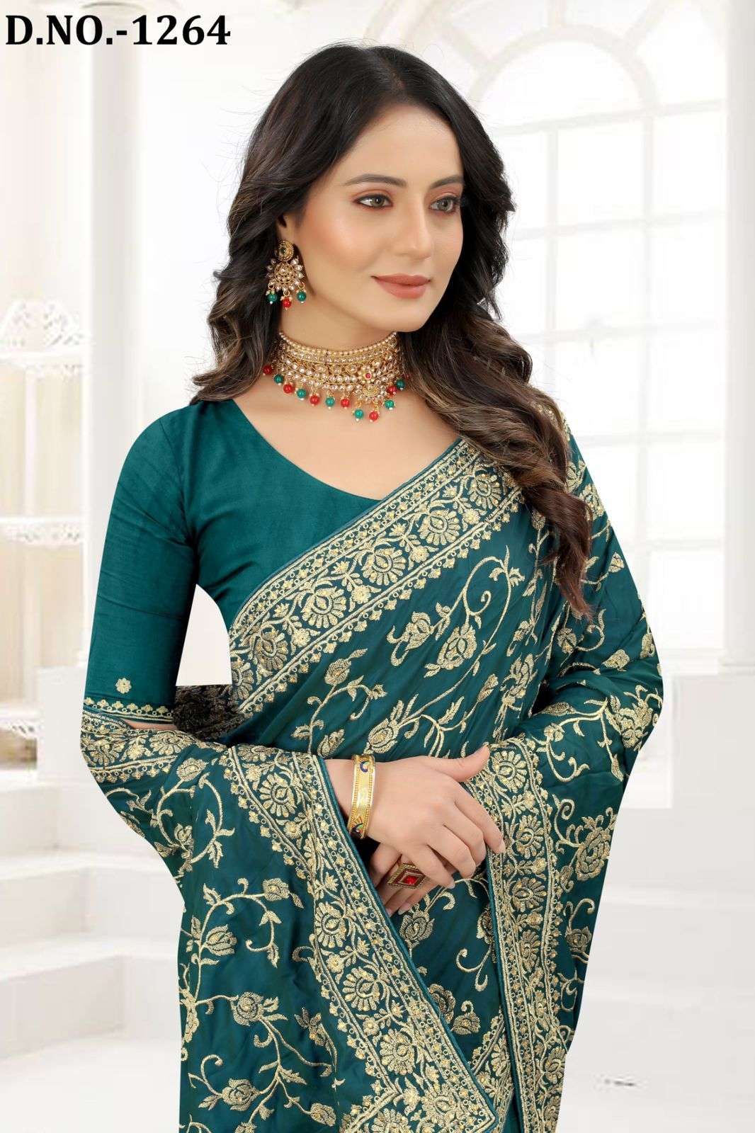 NARI MOH-MAYA DESIGNER SATIN SILK SAREE