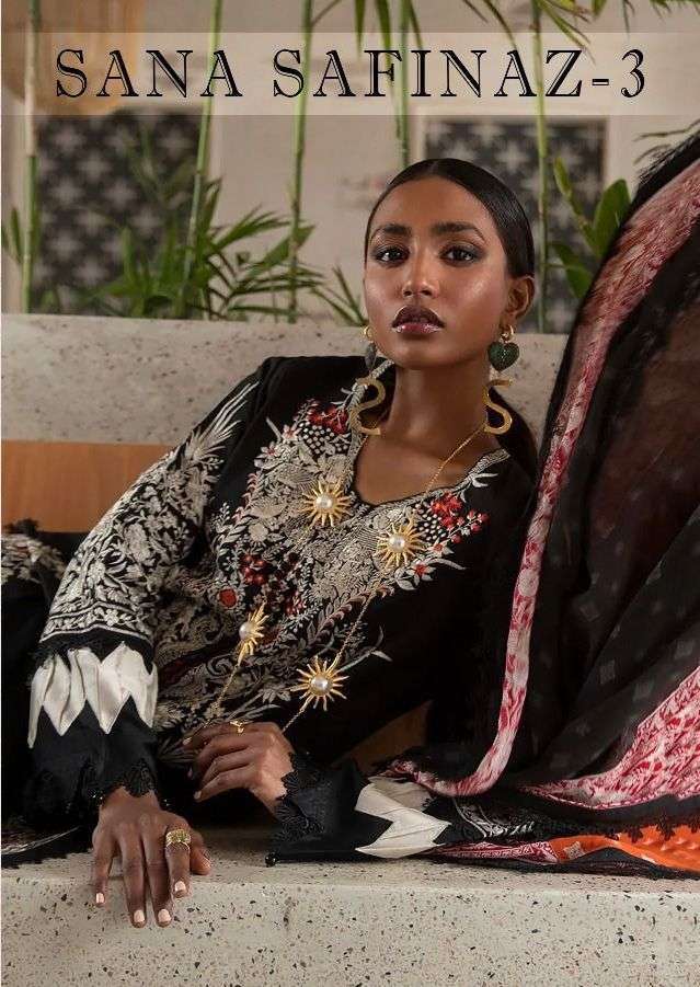 shraddha sana safinaz 2022 vol 3 cotton pakistani fancy suits