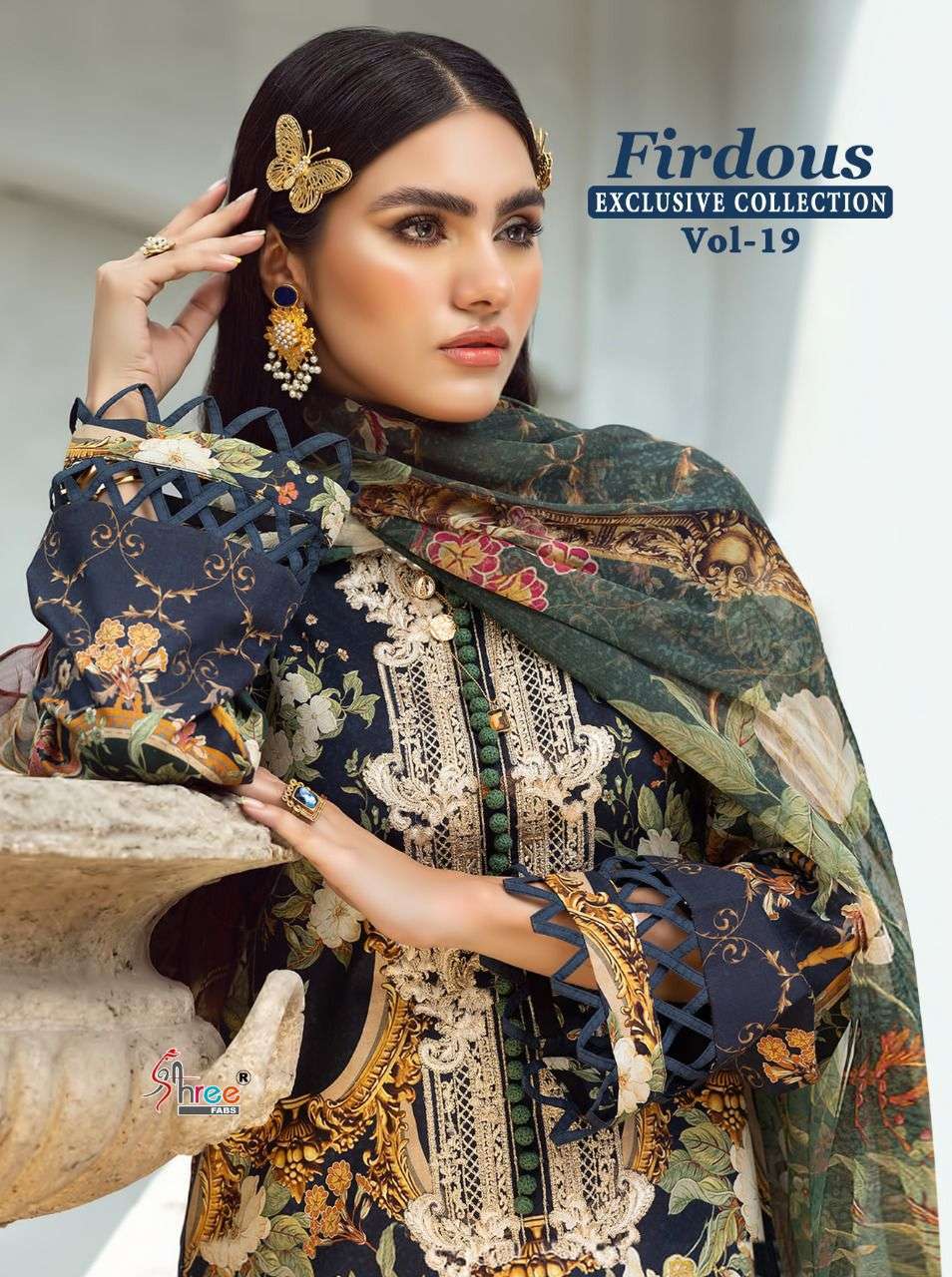 shree fabs firdous exclusive vol 19 series 2263-2269 pure cotton suit
