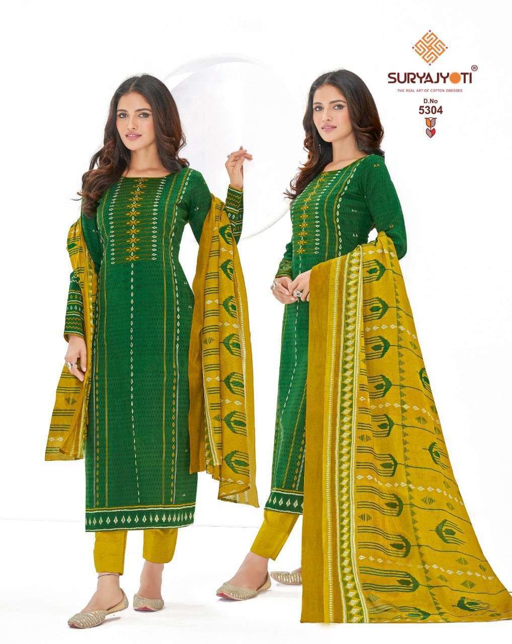 suryajyoti trendy cotton vol 53 series 5301-5320 cotton suit
