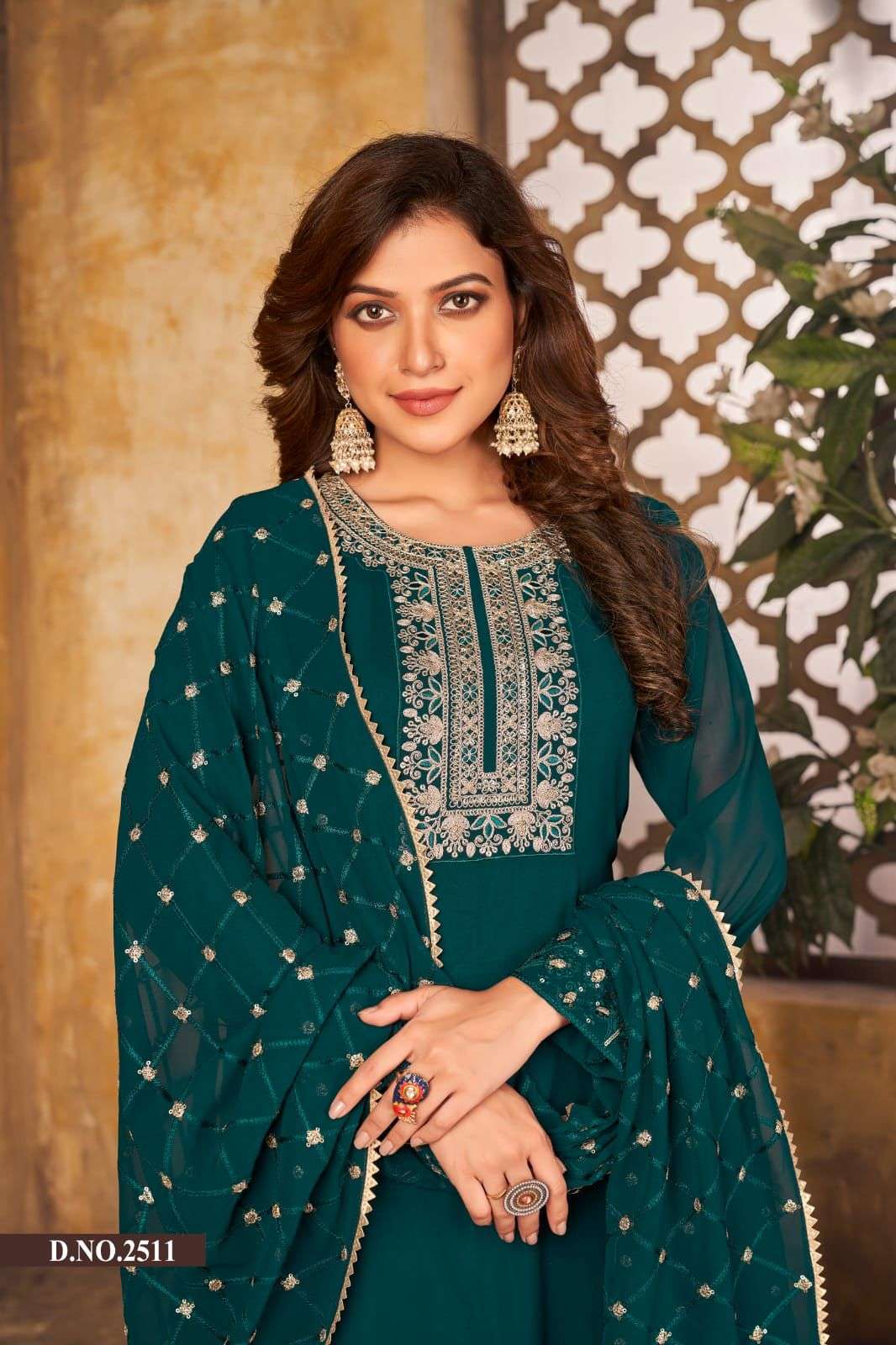 twisha vol 25 series 2511-2513 faux georgette suit