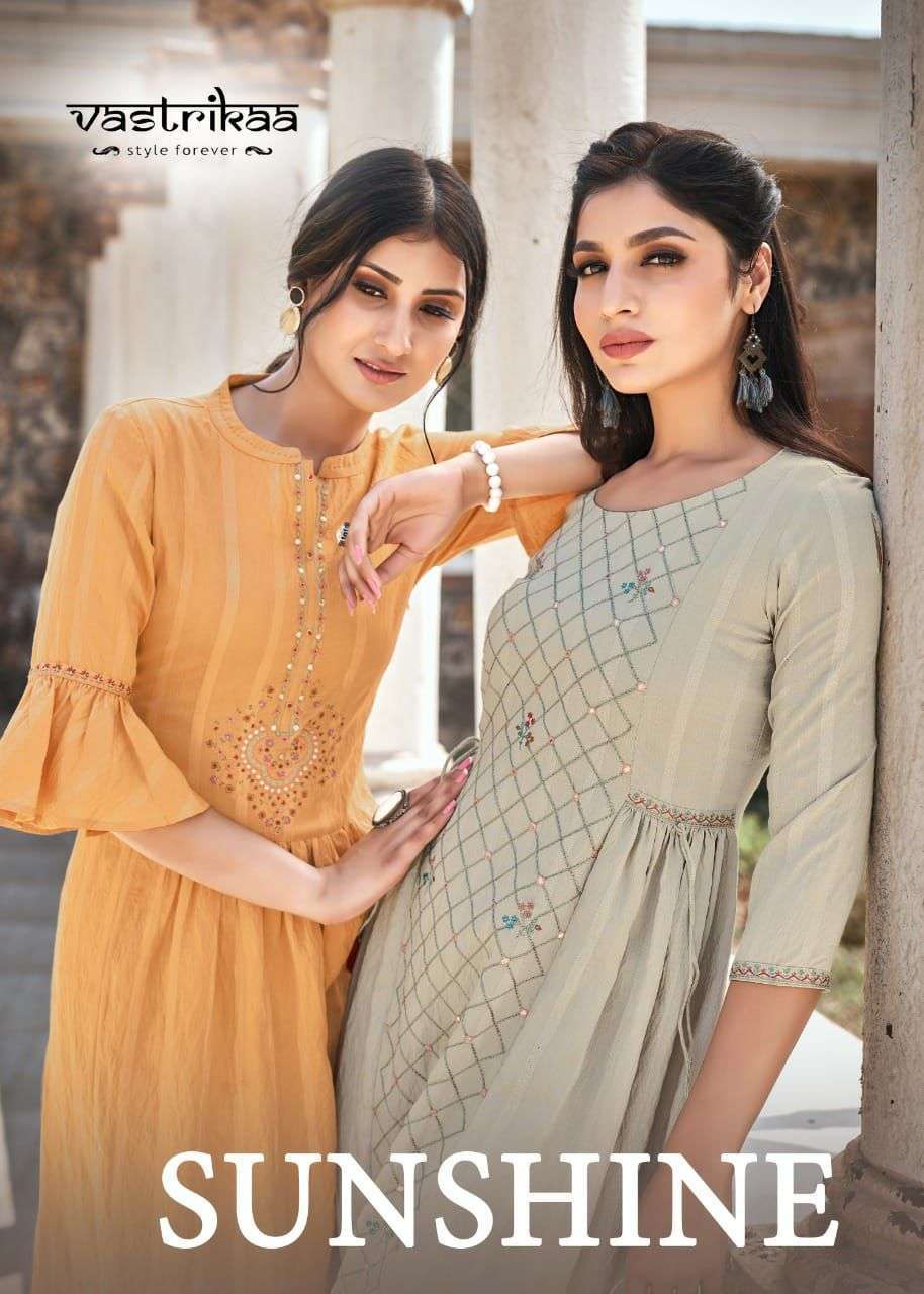 vastrikaa sunshine series 201-206 viscose kurti