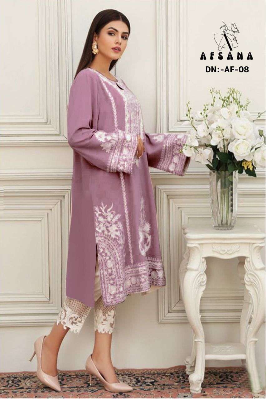 Afsana af 08 pure georgette pakistani kurti 