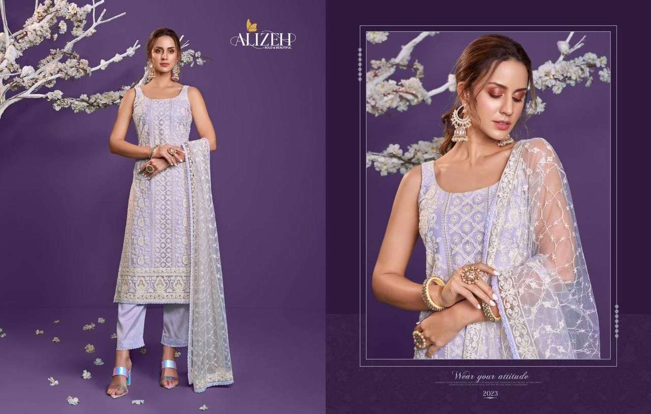 ALZEH OFFICIAL LUCKNOWI VOL 1 DESIGNER COTTON SUIT 